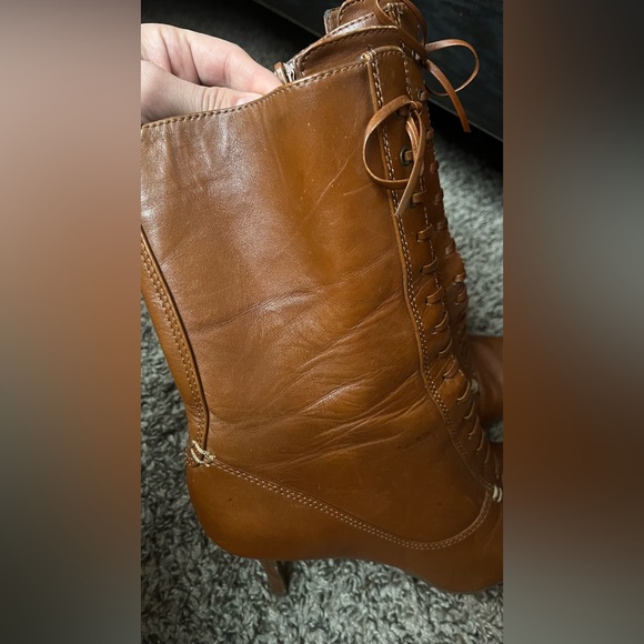 Victorian-Inspired Franco Sarto Heeled Boots sz7 - Picture 6 of 15